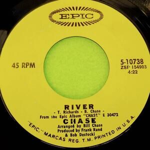 Chase - Get It On / River - Epic 5-10738 45rpm Vinyl‎ Record Single